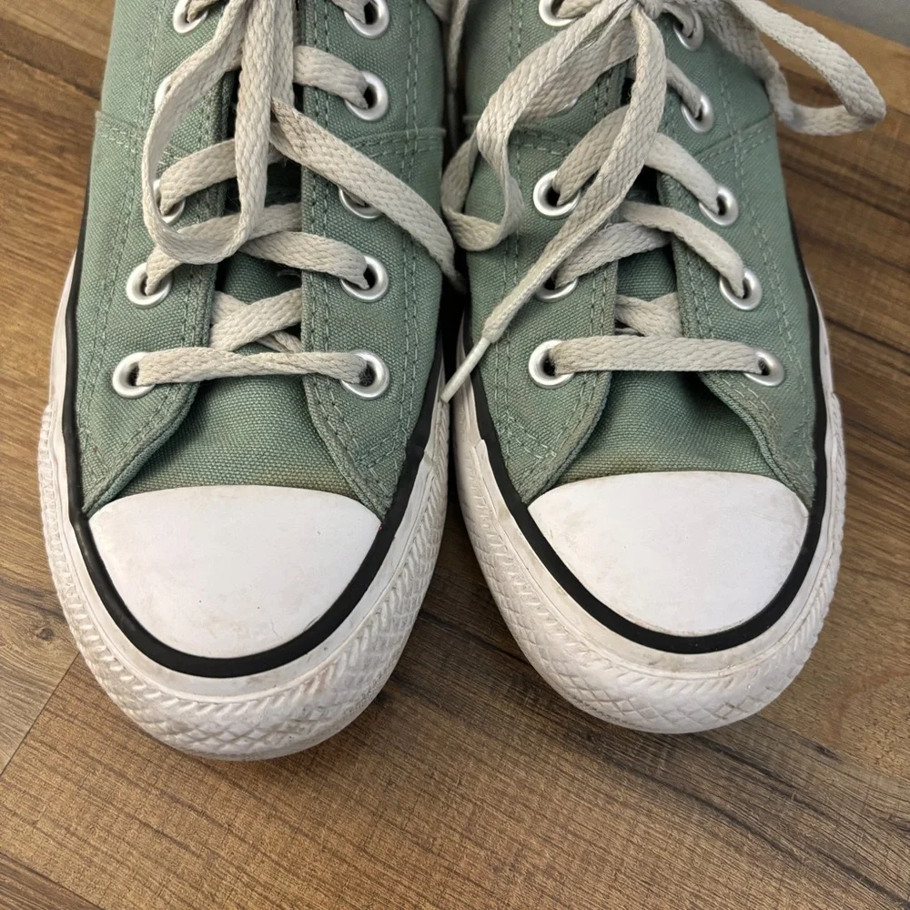 Converse Chuck Taylor All Star Madison Ox Low Sneaker Shoes Light Green - Picture 4 of 10